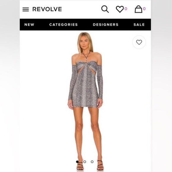 Camila Coelho x Revolve Snake Print Mini Dress – Size M – NWT - Picture 4 of 4